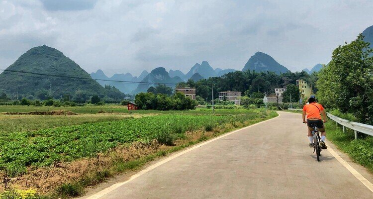 Yangshuo mit dem Fahrrad erkunden