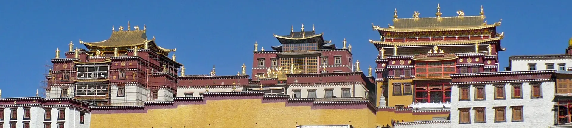 High mountain landscape in northwestern Yunnan near Shangri-La