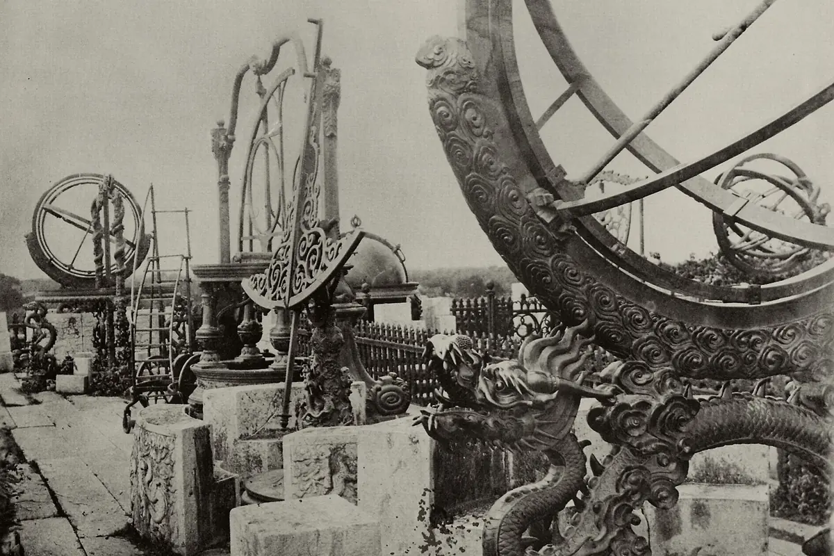 Childe, Thomas - Sternwarte, Peking (Zeno Fotografie), menggambarkan cuaca