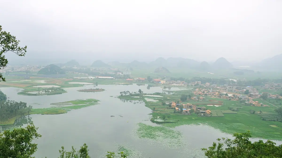 Limestone karst landscape introducing an eastern Yunnan nature journey