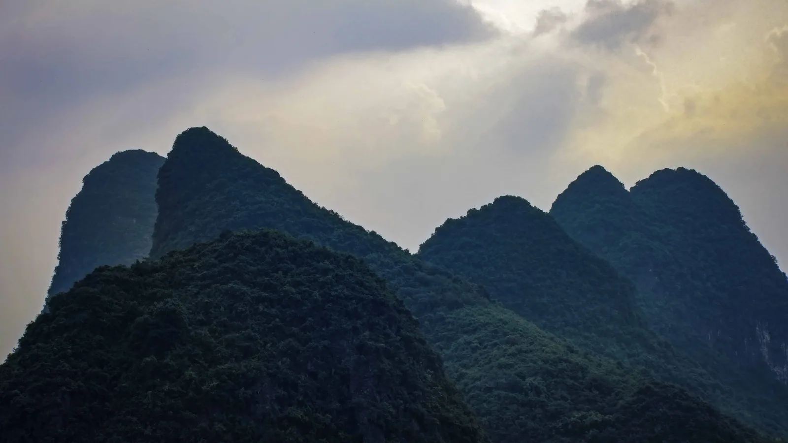 Karst peaks near Guilin